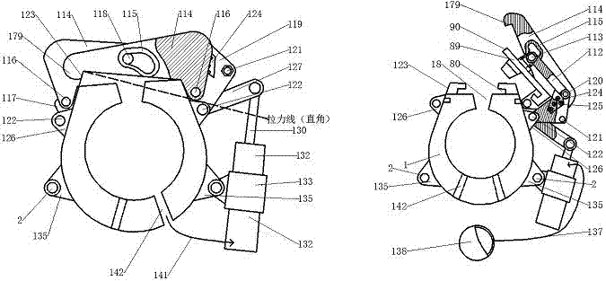 Front-arranged synchronous steam-driven and automatic control single-stage steam catapult