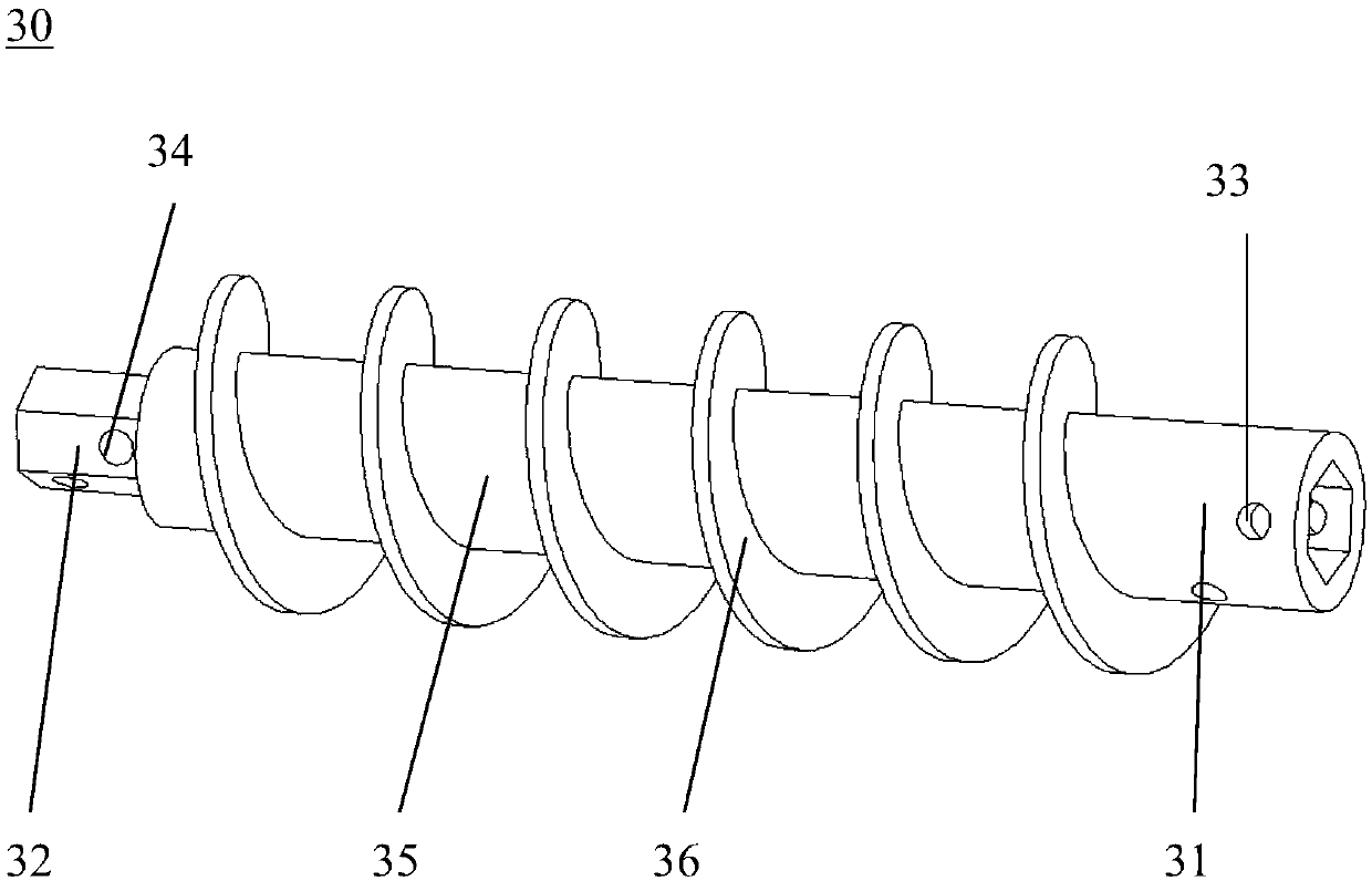 Device and method for digging out roadbed filler single holes