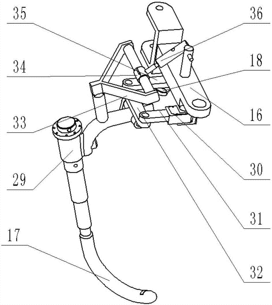 Stepping type tree-climbing robot with metamorphic function