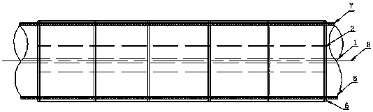 Building foundation anti-seepage membrane connection device and anti-seepage membrane connection method