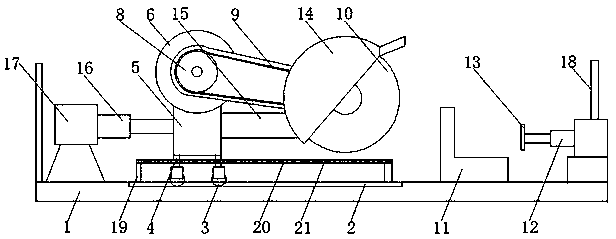 An efficient and labor-saving electric cutting machine for rail cutting