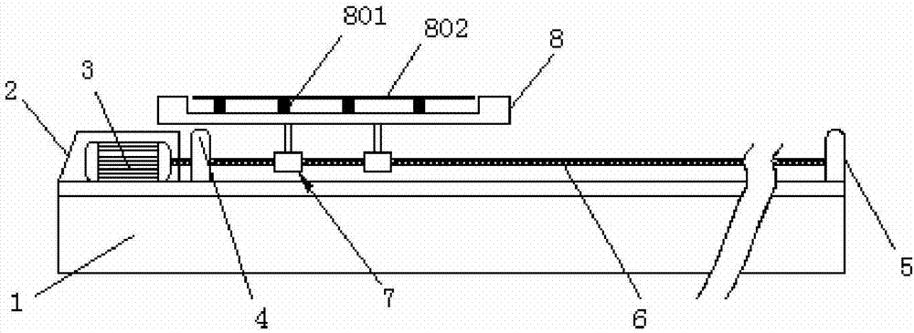 Logistics sorting and conveying device