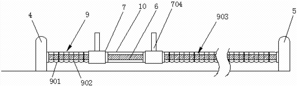 Logistics sorting and conveying device