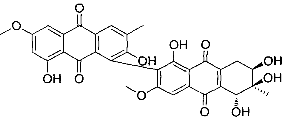 Anthraquinone dimer derivative Alterporriol P and preparation method and application thereof