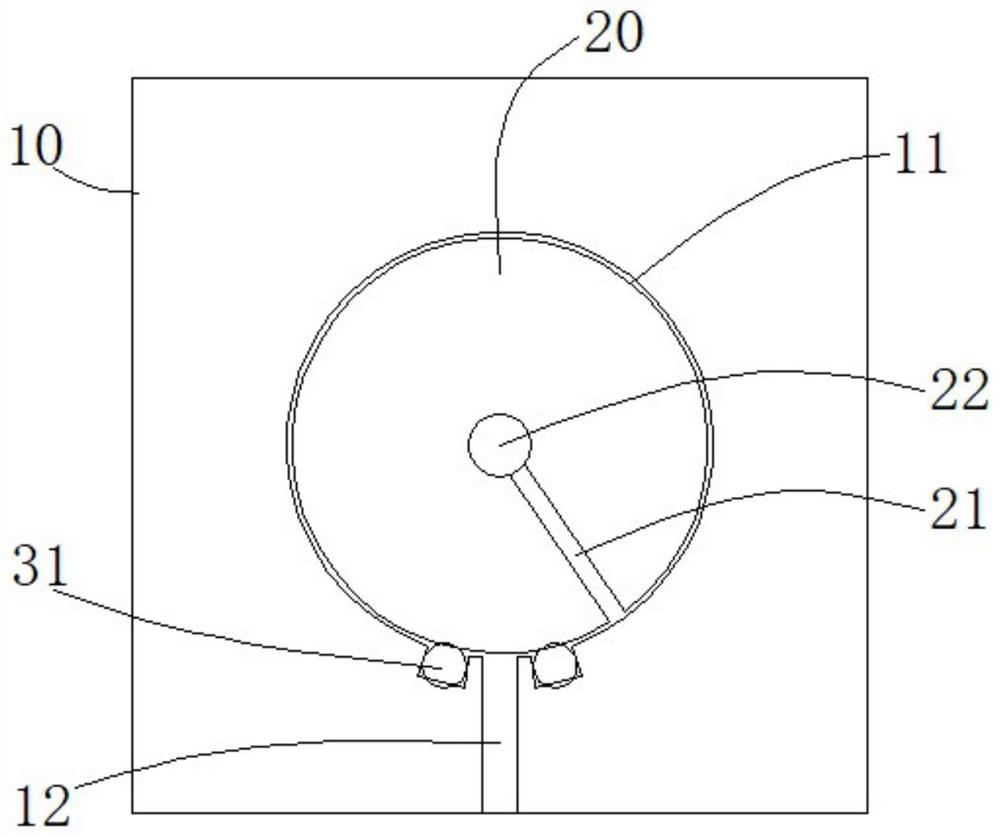 Simple axial inflation sealing performance testing device and method and processing method