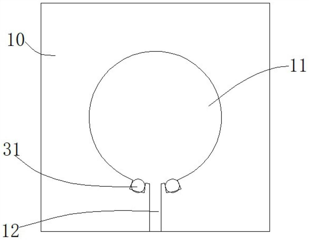 Simple axial inflation sealing performance testing device and method and processing method