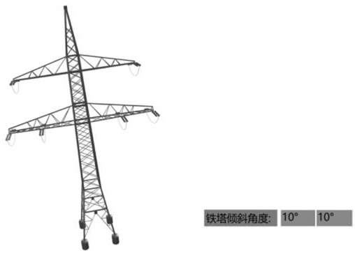 Power transmission line iron tower inclination monitoring system based on space attitude sensor, and control method