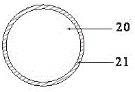 A sample preparation device, sample preparation method and permeability coefficient determination method of a sand-soil contact surface sample