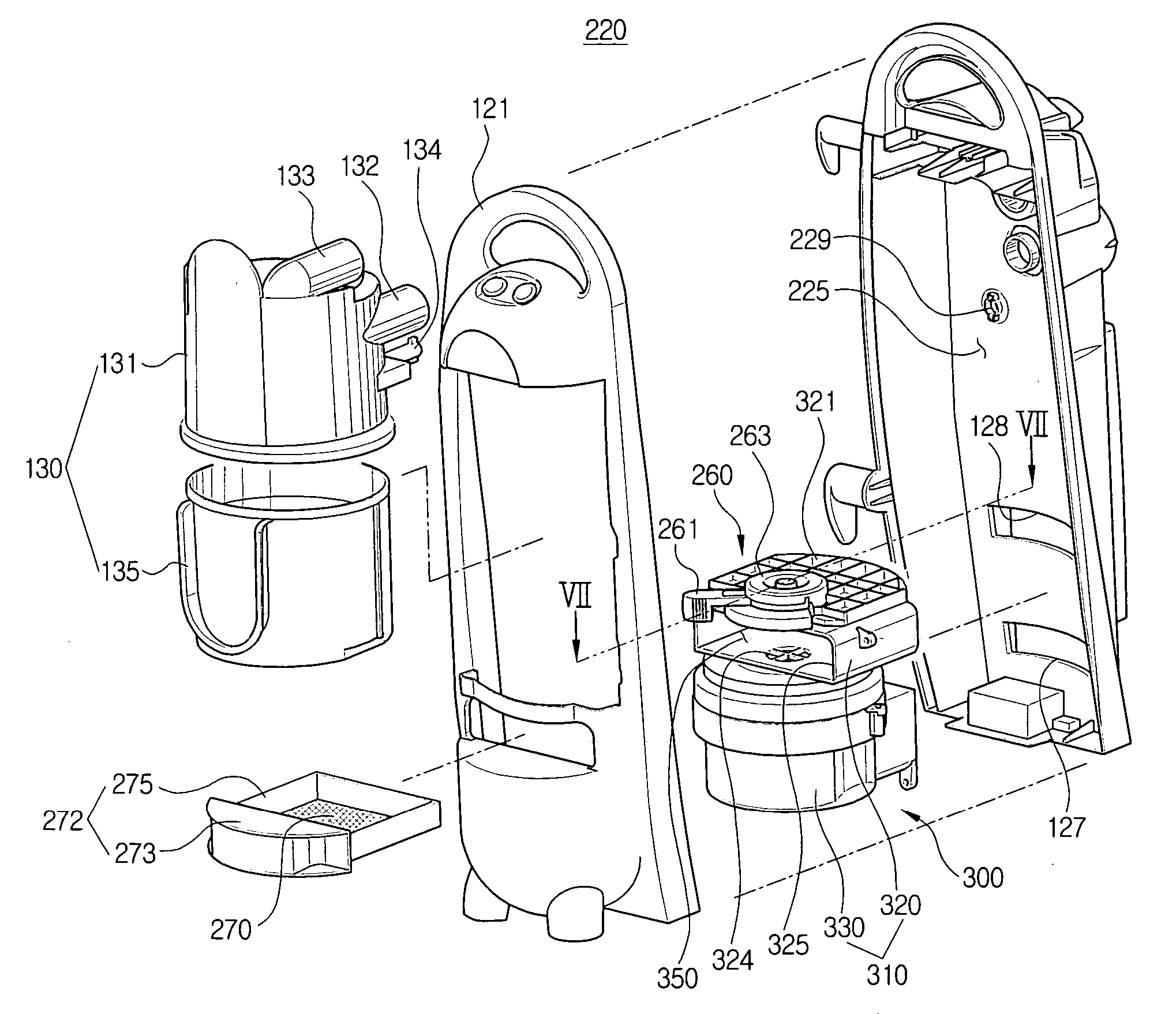 Motor assembly and vacuum cleaner having the same