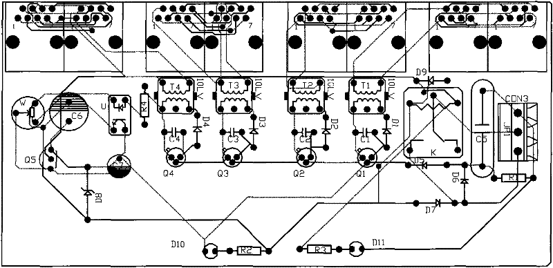 Special self-control power switch for router