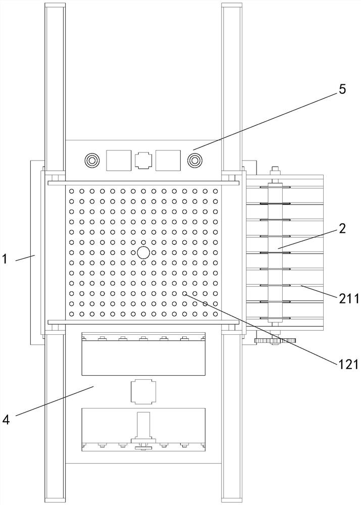 A device for recycling and reusing packaging bags