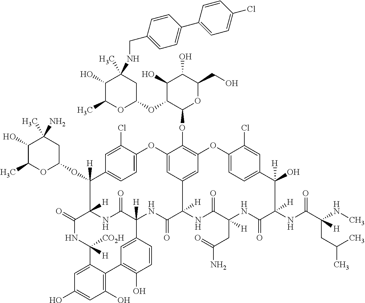 Oritavancin formulations