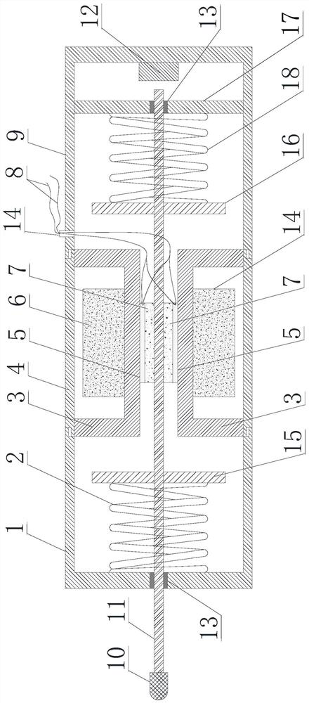 Contact type micro-displacement detection device