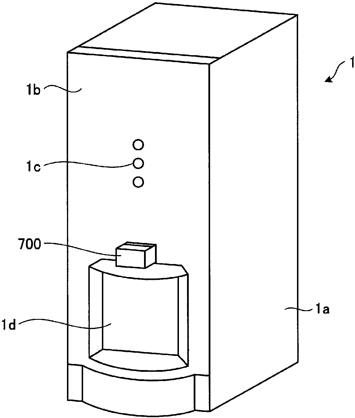 Method for dispensing milk-containing beverage and beverage dispenser using same