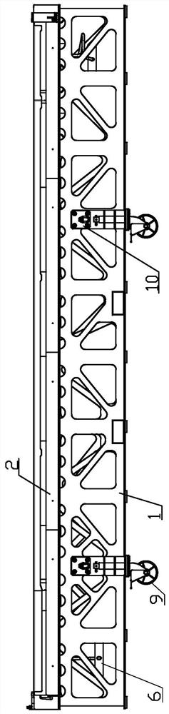 C-shaped closed angle beam forming tool and demolding method