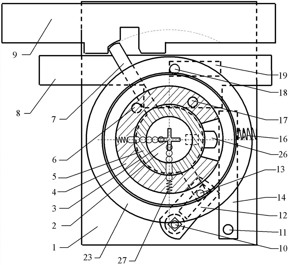 Dislocation drive-type cross mechanical anti-theft lock