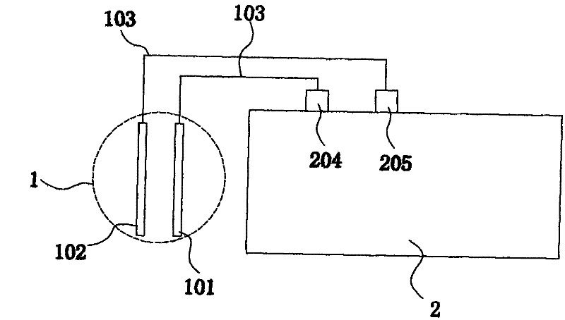 Device, system and method for detecting alkali content of concrete