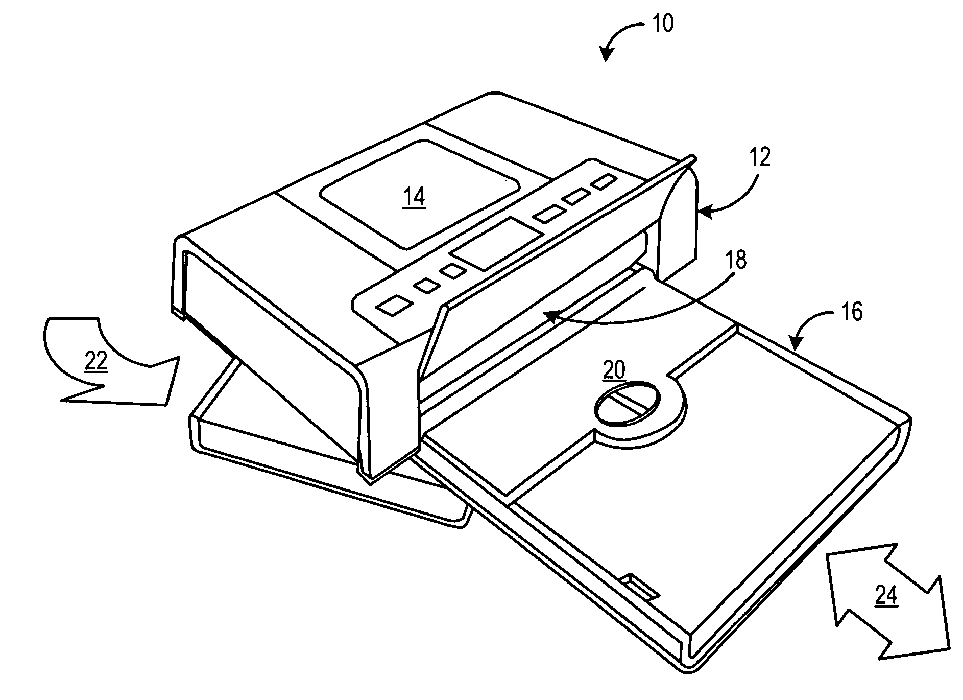 System and method for integrated dye sublimation photo printer paper tray