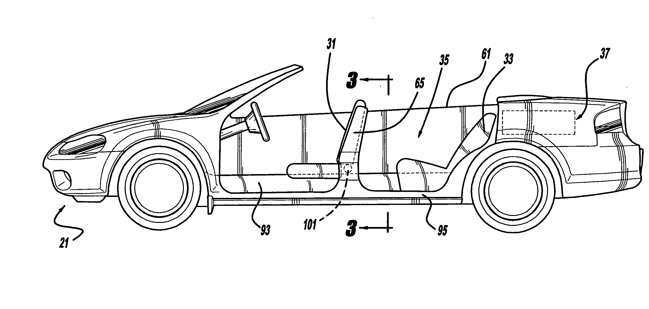 Structural seat system for an automotive vehicle