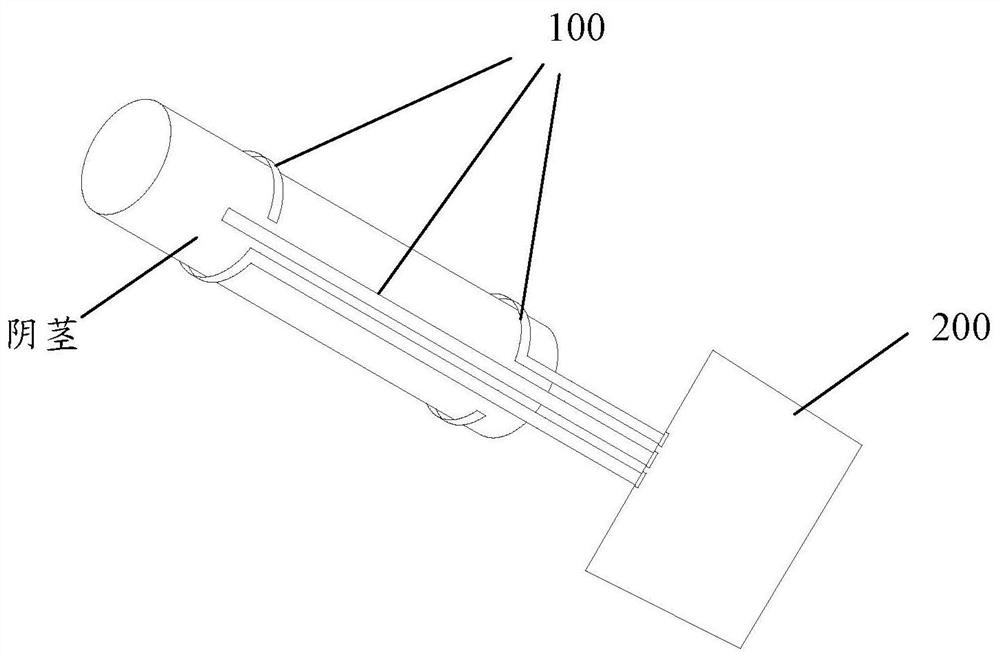 Night erection detection device and system