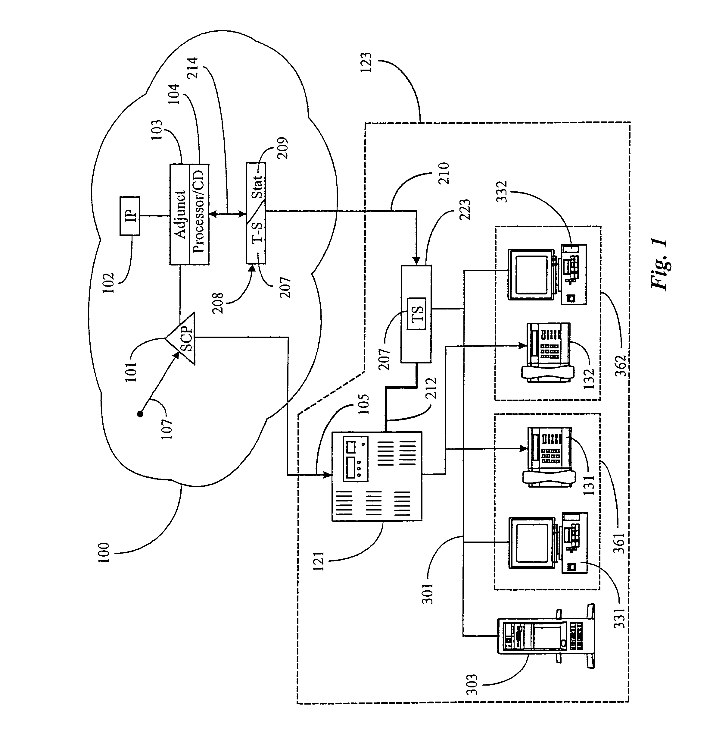Call and data correspondence in a call-in center employing virtual restructuring for computer telephony integrated functionality