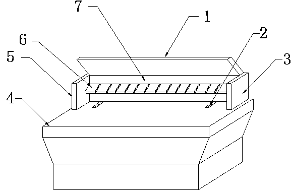 A kind of anti-splash device of lathe for industrial machinery