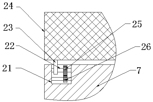 A kind of anti-splash device of lathe for industrial machinery