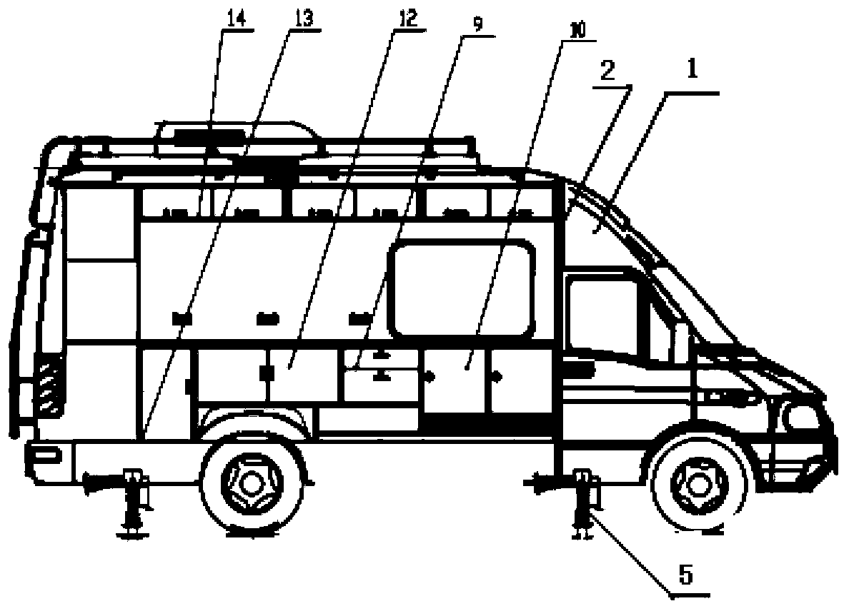 Mobile laboratory for monitoring quality safety of agricultural products