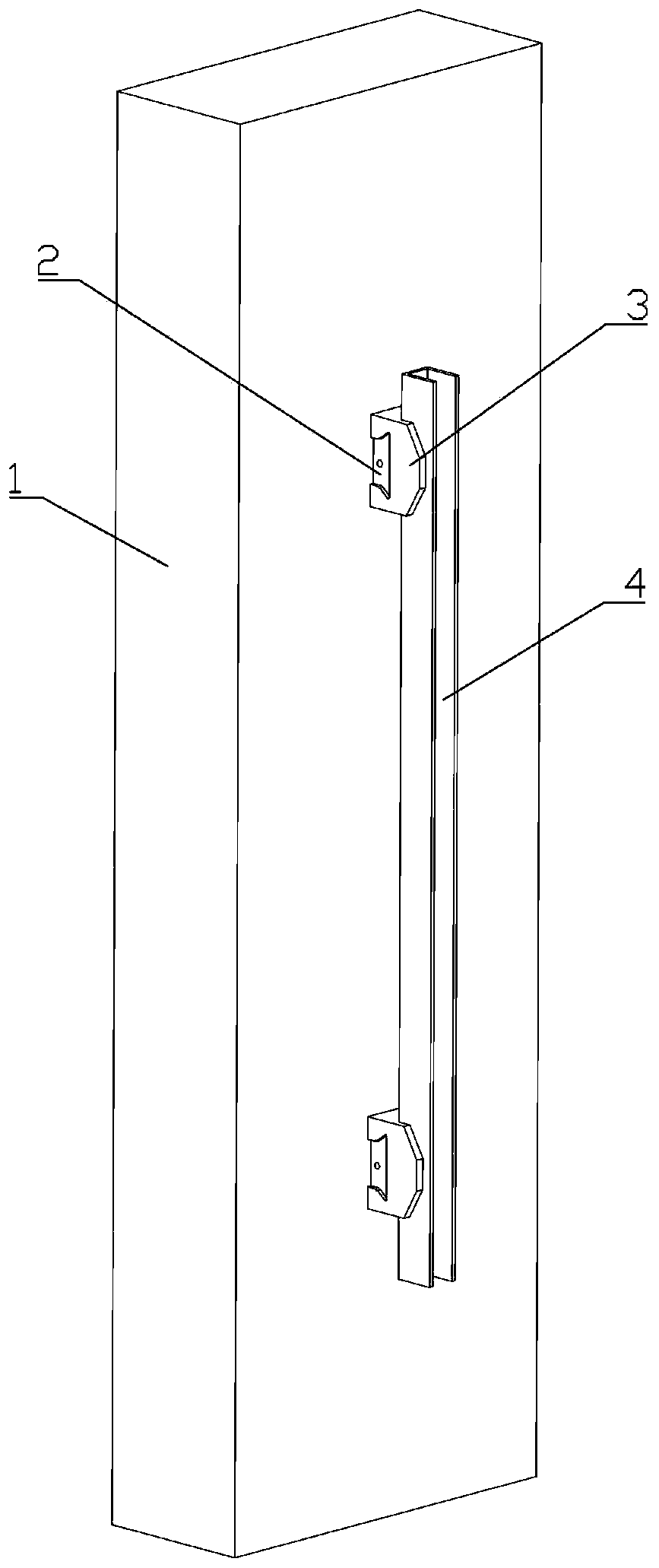 Creeping formwork suspension