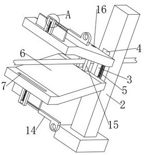 Operation line fixing device for operating room nursing