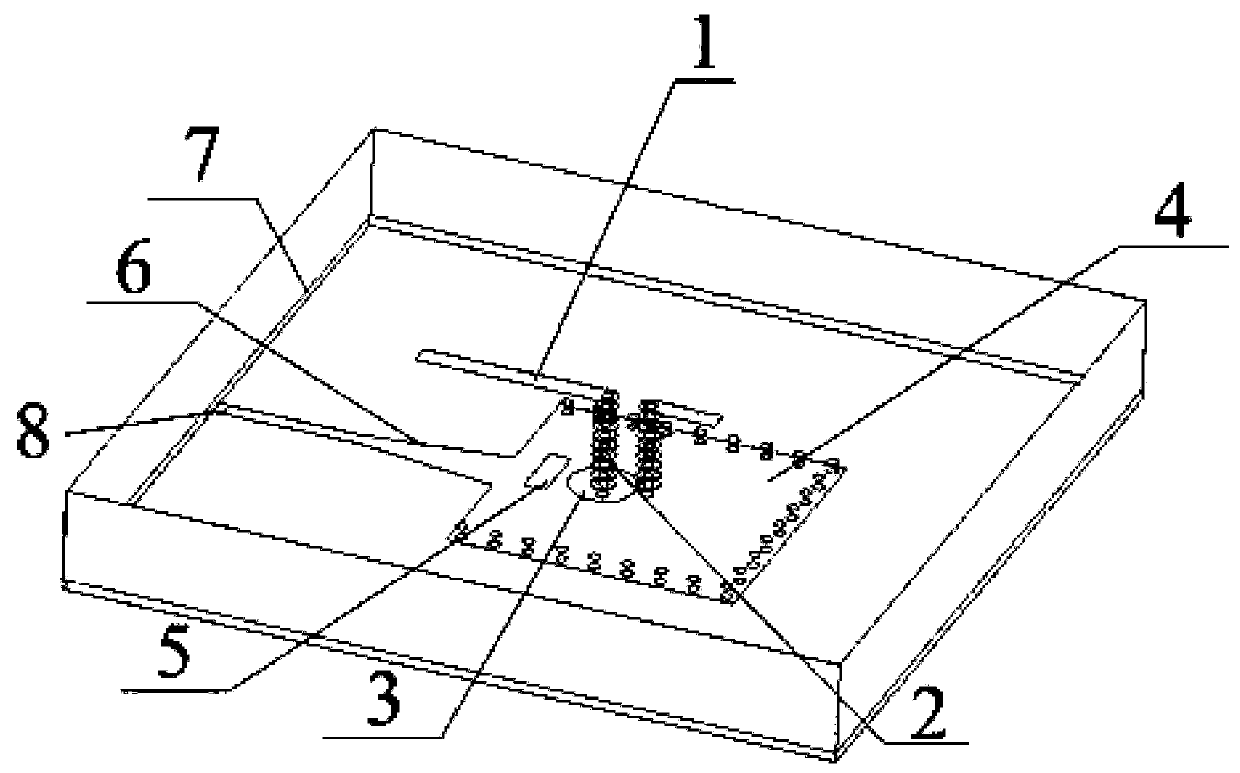 A substrate-integrated waveguide-fed broadband dipole antenna