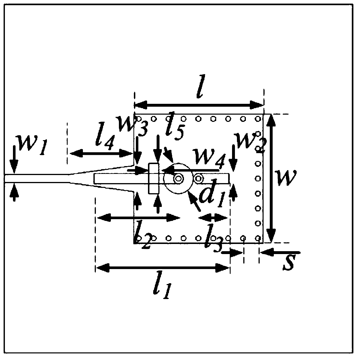 A substrate-integrated waveguide-fed broadband dipole antenna