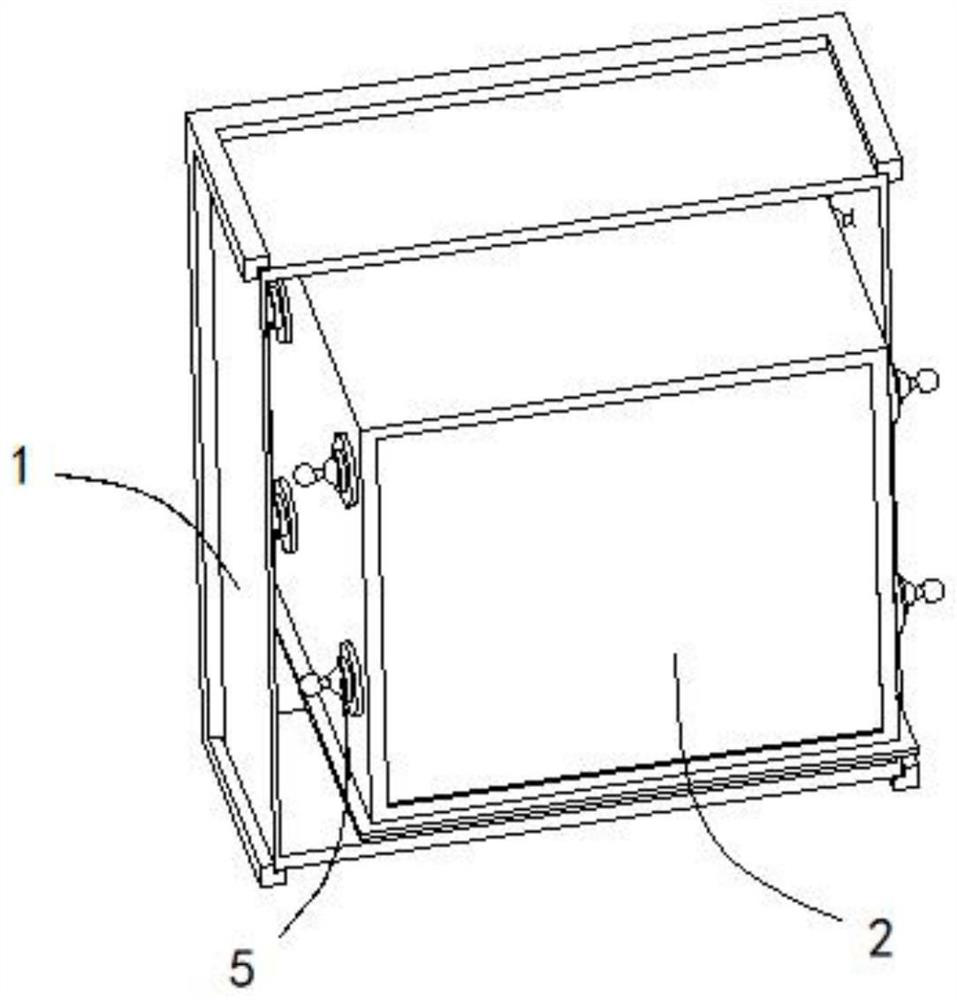 Adjustable explosion-proof cabinet for explosion-proof apparatus