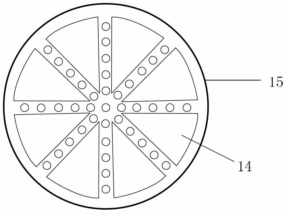 Triaxial test device