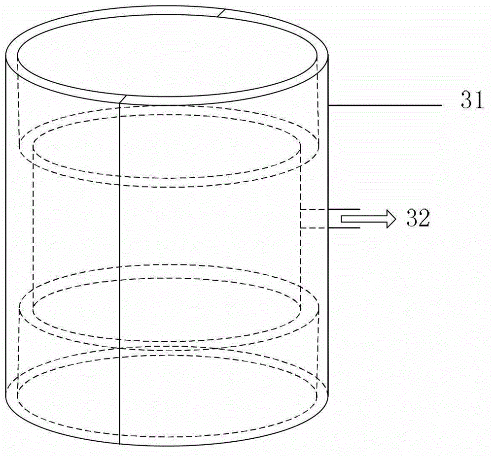 Triaxial test device