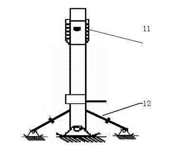 Movable truck mounted crane system with power