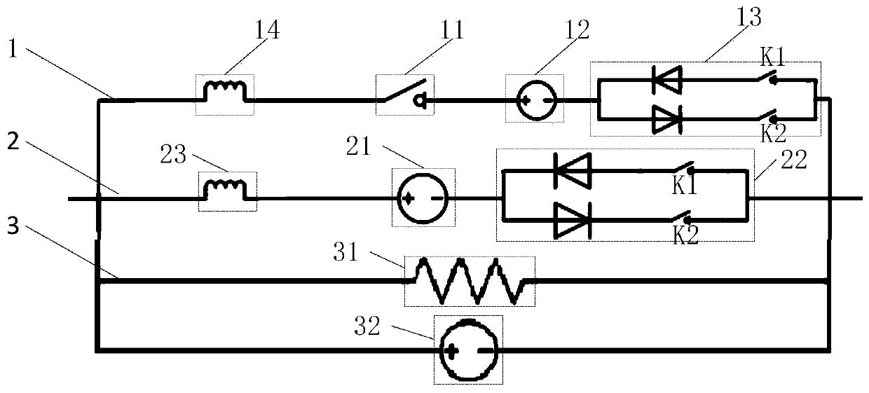 A DC circuit breaker simulation model and method