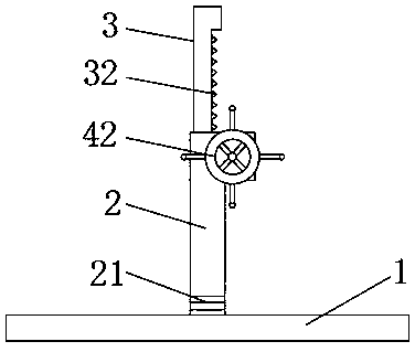 Three-phase asynchronous motor end cover hole punching device