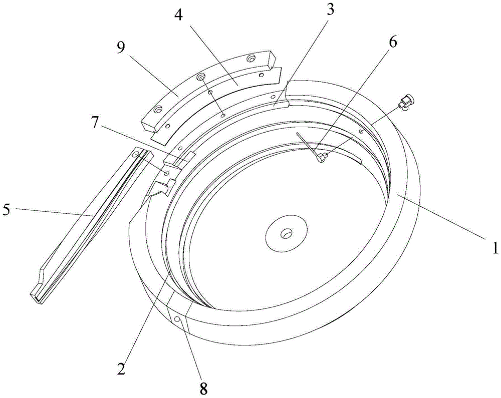 Vibrating disk assembly of bead sewing machine