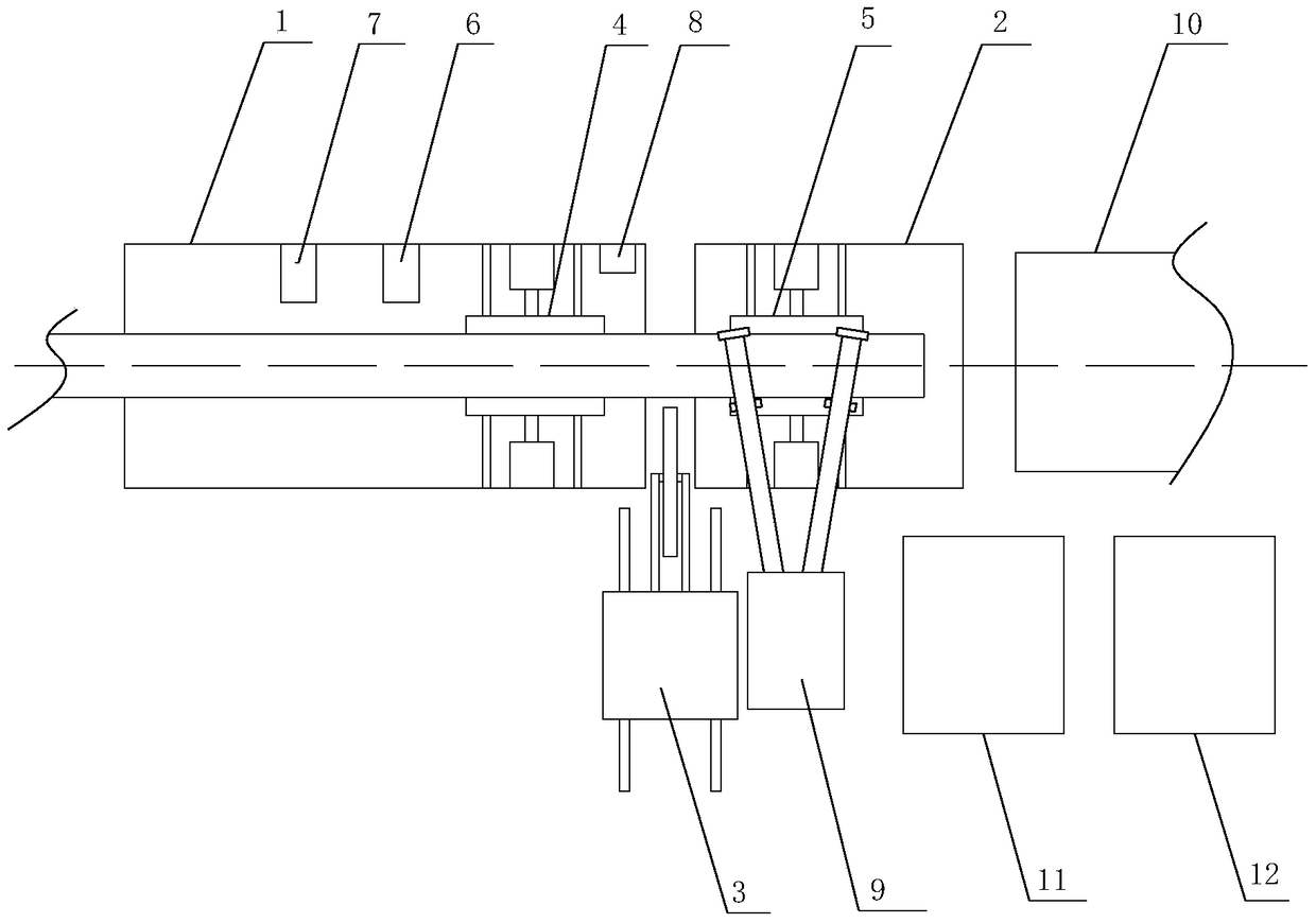 A kind of moso bamboo cutting control system