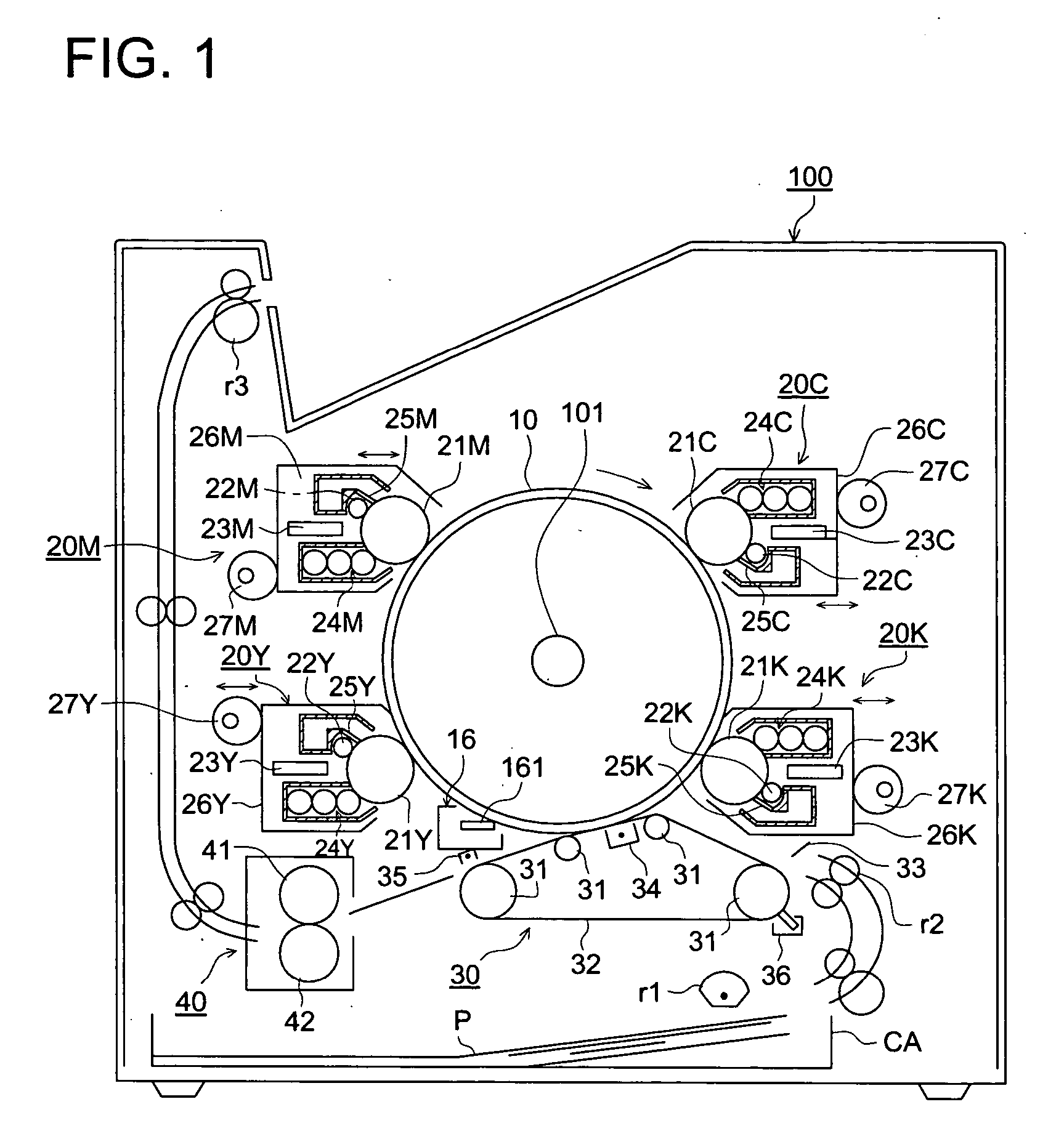 Organic photoreceptor, image forming apparatus, image forming method and image forming unit