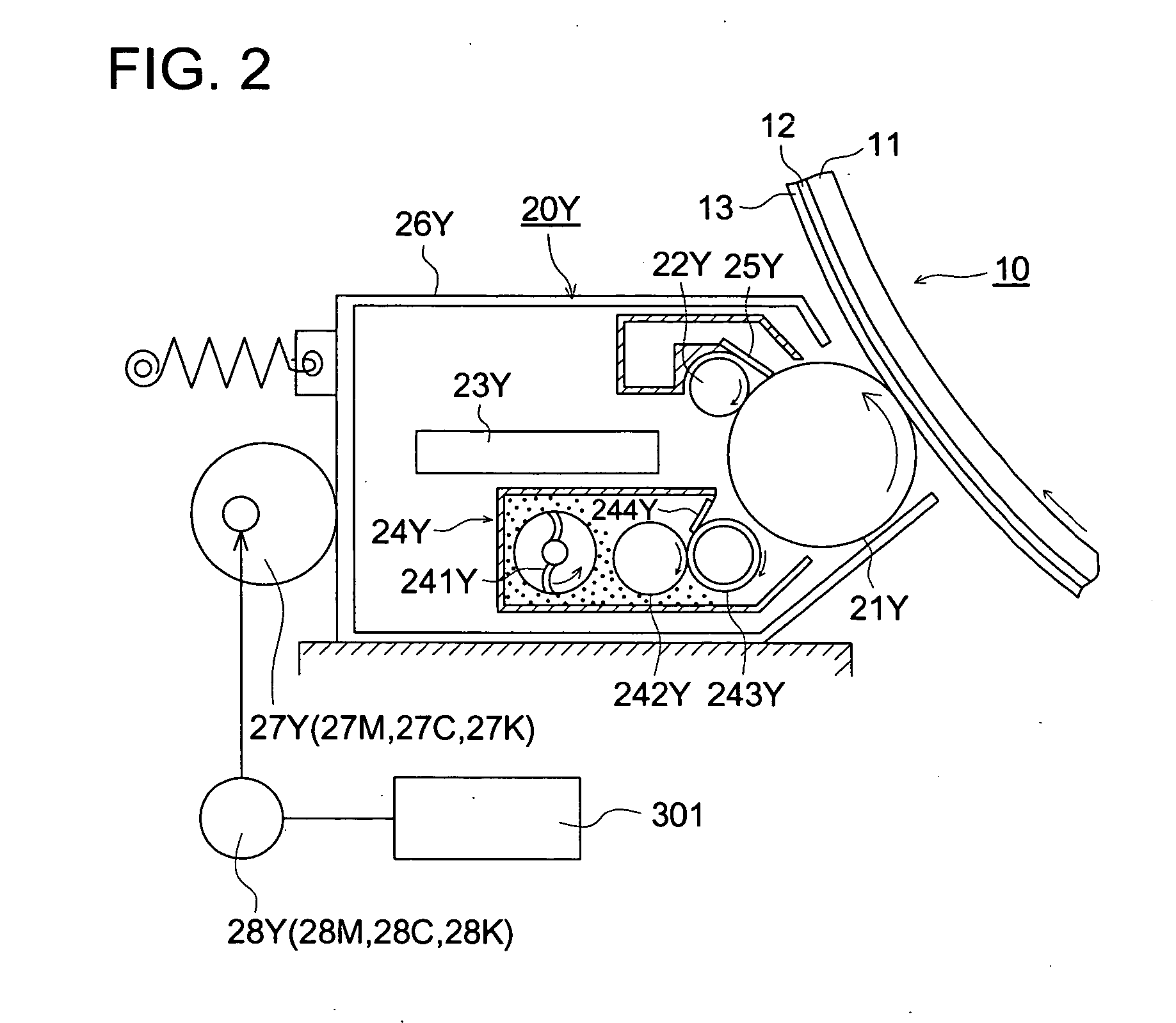 Organic photoreceptor, image forming apparatus, image forming method and image forming unit