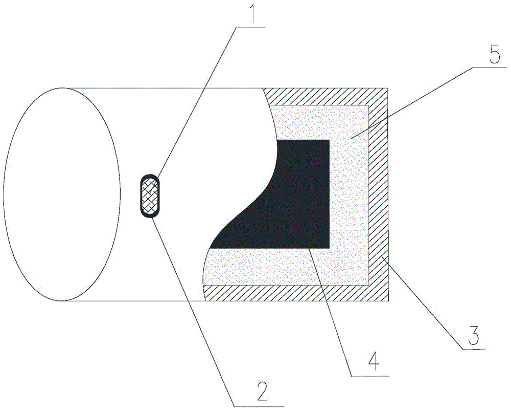Method for sealing tenon on instrument shell