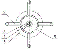 Overflow-discharge-type magnetic hydrocyclone