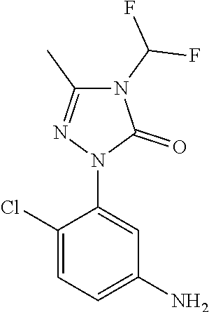 Purification of N-(2,4-dichloro-5-(4-(difluoromethyl)-3-methyl-5-oxo-4,5-dihydro-1H-1,2,4-triazol-1-yl) methanesulfonamide herbicide using selective pH adjusted extractions