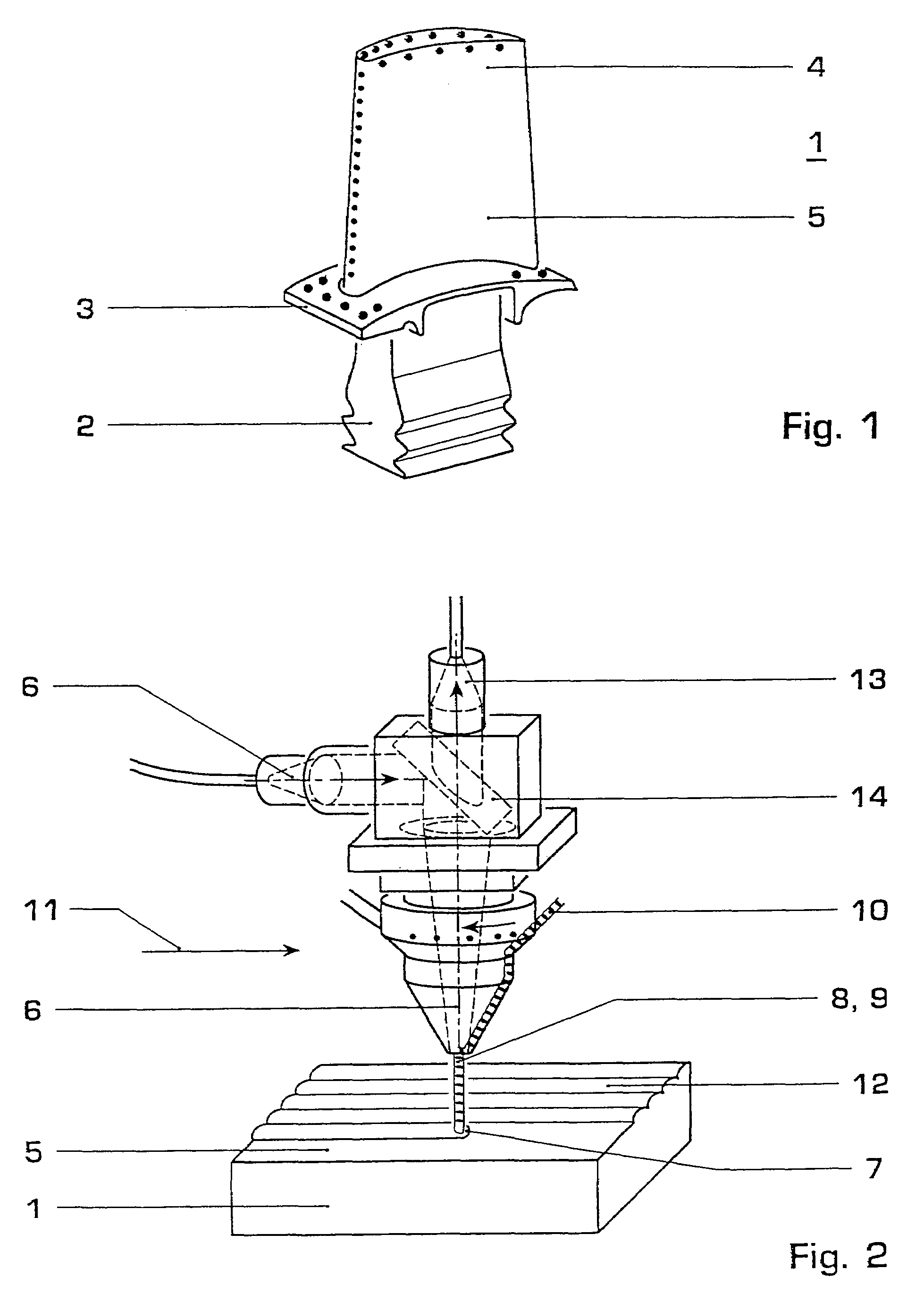 Method of controlled remelting of or laser metal forming on the surface of an article