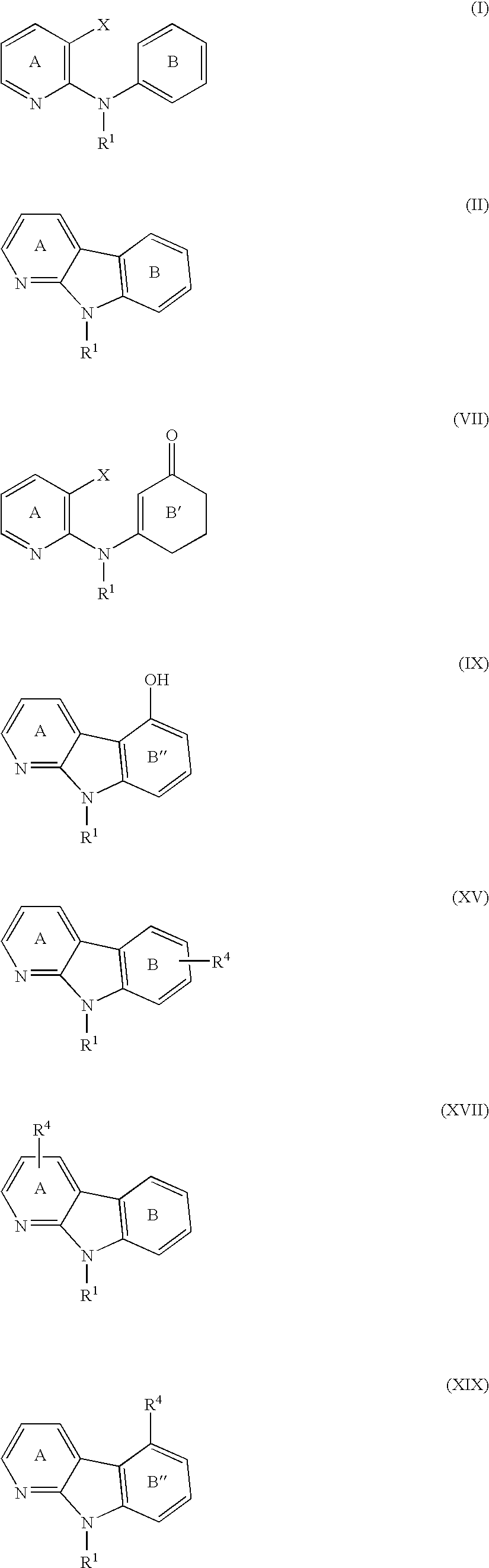 Alpha-carboline derivatives and methods for preparation thereof