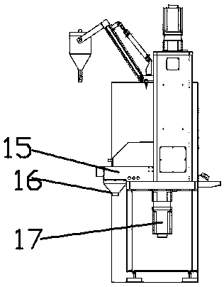 Large-tonnage high-precision servo powder forming machine