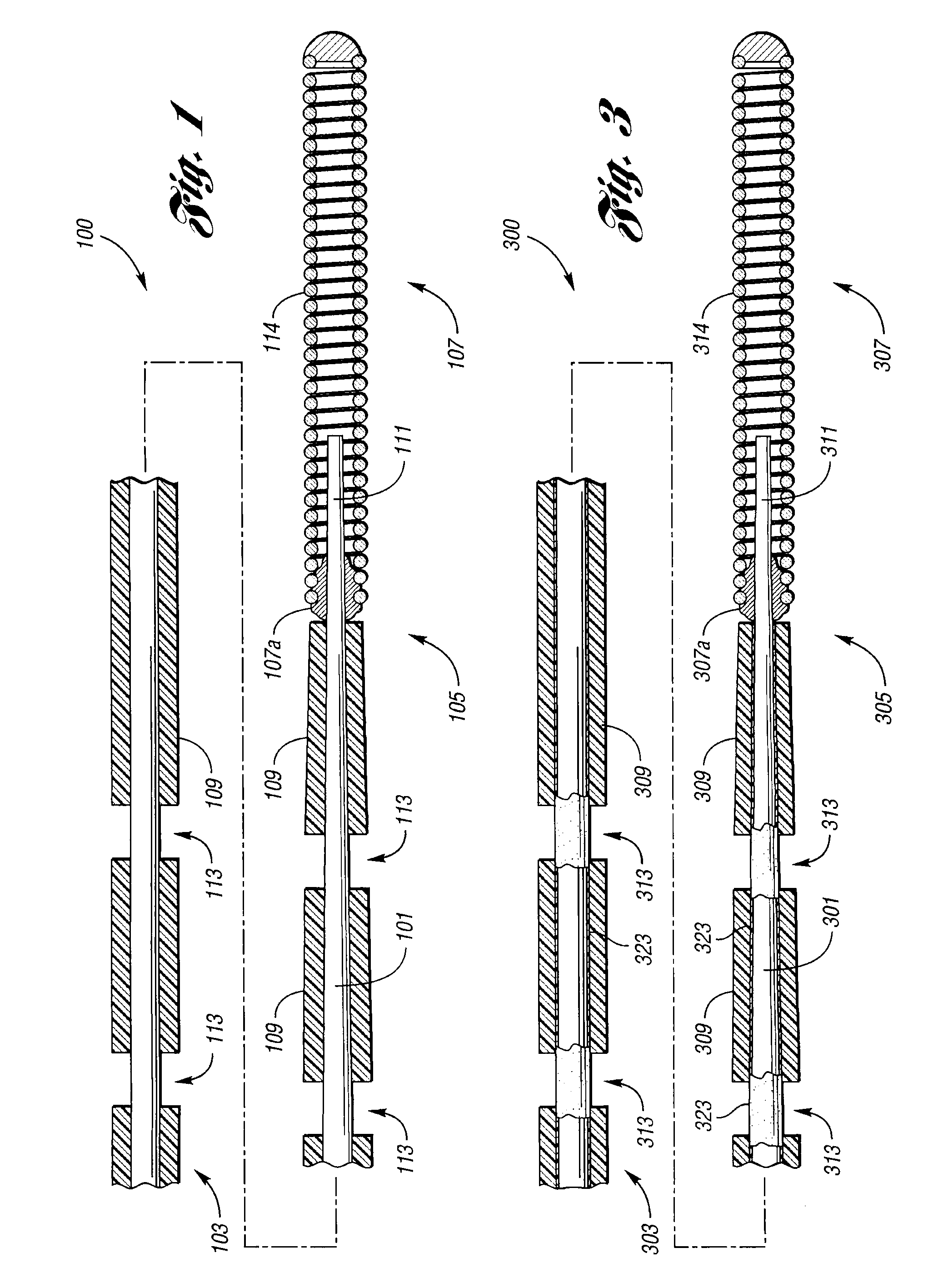 Low friction coated marked wire guide for over the wire insertion of a catheter