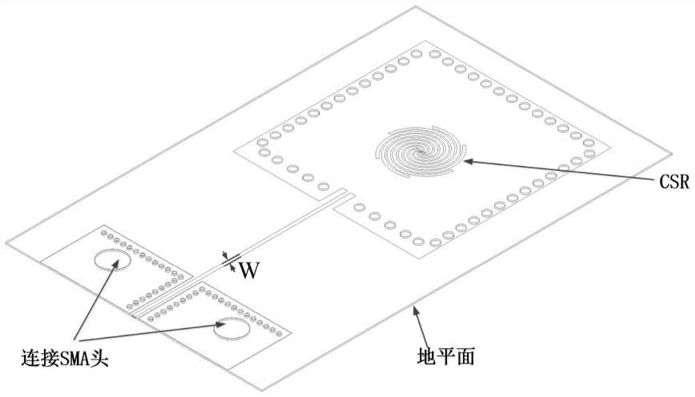 Microwave nondestructive testing method for internal defects of eddy-current-assisted welded metal plate